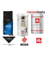 Cellini illy MOAK 100 % Arabica szemes kávé csomag prémium olasz kávék