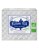 Kusmi White Anastasia bio feh&eacute;r tea bergamottal, narancsvir&aacute;ggal, 20 db muszlinfilter, 40 g
