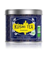 Kusmi, Anastasia bio fekete tea citrusokkal &eacute;s narancsvir&aacute;ggal, sz&aacute;las f&eacute;mdobozos, 100 g