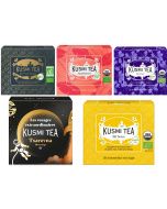 KUSMI Tea Paris, muszlinfilteres teav&aacute;logat&aacute;s No3.
