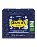 Kusmi, Anastasia bio fekete tea citrusokkal &eacute;s narancsvir&aacute;ggal, 20 db muszlinfilter, 40 g