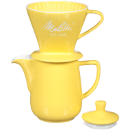 Melitta, Pour over set porcel&aacute;n k&aacute;v&eacute;főző, s&aacute;rga