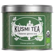 Kusmi, bio Chinese green tea, k&iacute;nai z&ouml;ld tea, sz&aacute;las f&eacute;mdobozos, 100 g - EspressoShop.hu