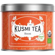 Kusmi, Boost bio fűszeres wellness teakever&eacute;k, sz&aacute;las f&eacute;mdobozos, 100 g