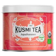 Kusmi, AquaSummer bio gy&uuml;m&ouml;lcstea alm&aacute;val &eacute;s barackkal, f&eacute;mdobozos, 100 g