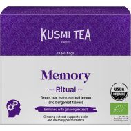 Kusmi, Memory Ritual z&ouml;ldtea, 18 db muszlinfilter, 36 g - EspressoShop.hu