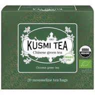 Kusmi, bio Chinese green tea, k&iacute;nai z&ouml;ld tea, 20 db muszlinfilter, 40 g - EspressoShop.hu