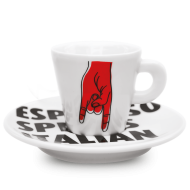 Trucillo, ESPRESSO SPEAKS ITALIAN, "For Luck" k&eacute;zjel eszpressz&oacute; cs&eacute;sze, 1 db