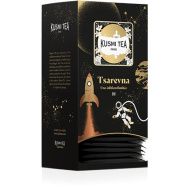 Kusmi Christmas Tea, Organic Tsarevna 2025 fűszeres fekete tea narancs, kardamom, fah&eacute;j &iacute;zzel, 25 db KusmiPro filter, 50 g
