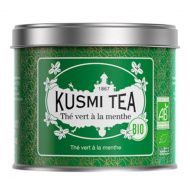 Kusmi, Organic Spearmint, fodormentás bio zöld tea, szálas fémdobozos, 100 g
