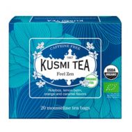 Kusmi, Feel Zen rooibos, herba bio wellness teakeverék almával, 20 db muszlinfilter, 40 g
