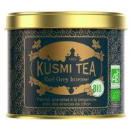 Kusmi, Earl Grey Intense Bio fekete tea citromhéjjal, szálas fémdobozos, 100 g
