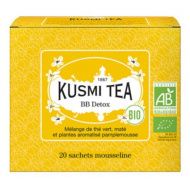 Kusmi, BB Detox bio wellness teakeverék grapefruit ízesítéssel, 20 db muszlinfilter, 40 g
