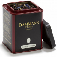 Dammann, "Earl Grey Yin Zhen" fémdobozos szálas fekete tea, 100gr