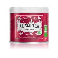 Kusmi, Organic AquaRosa bio gyümölcstea, szálas fémdobozos, 100 g