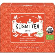 Kusmi, Boost bio fűszeres wellness teakeverék, 20 db muszlinfilter, 40 g