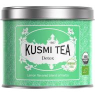 Kusmi Detox Bio citromos wellness szálas tea fém dobozban 100 gr
