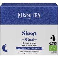 Kusmi, Sleep Ritual bio mangós rooibos teakeverék, 18 db muszlinfilter, 36 g