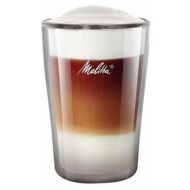 Melitta, thermo latte duplafalú üveg pohár, 300ml