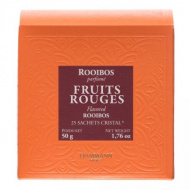 Dammann, "Fruits Rouge" ízesített kristályfilteres Rooibos tea, 25 db