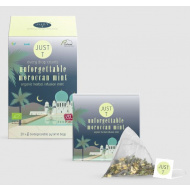 JustT, "Unforgettable Moroccan Mint" piramis filteres herba tea, 20db