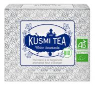 Kusmi White Anastasia bio fehér tea bergamottal, narancsvirággal, 20 db muszlinfilter, 40 g
