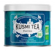 Kusmi, Feel Zen rooibos, herba bio wellness teakeverék almával, szálas fémdobozos, 100 g