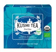Kusmi, Feel Zen rooibos, herba bio wellness teakeverék almával, 20 db muszlinfilter, 40 g
