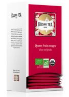 Kusmi, Four Fruits Rouges bio piros gyümölcsös fekete tea, 25 db KusmiPro filter, 50 g
