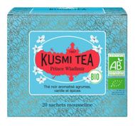 Kusmi, Prince Vladimir citrusos, vaníliás fűszeres fekete tea, 20 db muszlinfilter, 40 g
