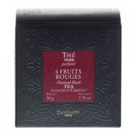 Dammann, "4 Fruits Rouges" kristályfilteres fekete tea, 25 db