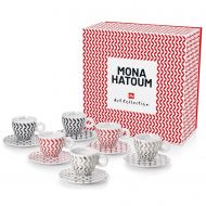 illy, "Mona Hatoum" 6 db-os cappuccino kollekció