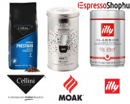 Cellini illy MOAK 100 % Arabica szemes kávé csomag prémium olasz kávék
