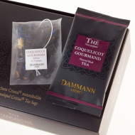 Dammann, "Coquelicot Gourmand" kristályfilteres fekete tea, 24 db
