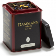 Dammann, "Jardin Blue" fémdobozos szálas fekete tea, 100 gr
