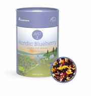 JustT, "Nordic Blueberry" szálas gyümölcs tea, 125g