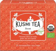 Kusmi, Boost bio fűszeres wellness teakeverék, 20 db muszlinfilter, 40 g