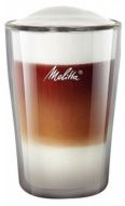 Melitta, thermo latte duplafalú üveg pohár, 300ml