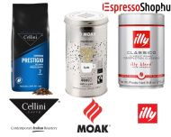 Cellini illy MOAK 100 % Arabica szemes kávé csomag prémium olasz kávék