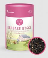 JustT, "Rhubarb Hygge" szálas fekete tea, 80g