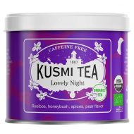 Kusmi, Lovely Night bio fűszeres, körtés herba tea, szálas fémdobozos, 100 g
