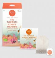 JustT, "The Turmeric Ginger Treasure" duplakamrás filteres fűszeres tea, 20db