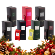 Dammann Prémium Karácsonyi Teaválogatás – 7 × 24 db kristályfilteres tea